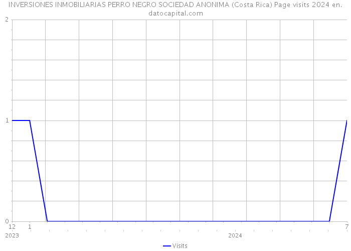 INVERSIONES INMOBILIARIAS PERRO NEGRO SOCIEDAD ANONIMA (Costa Rica) Page visits 2024 