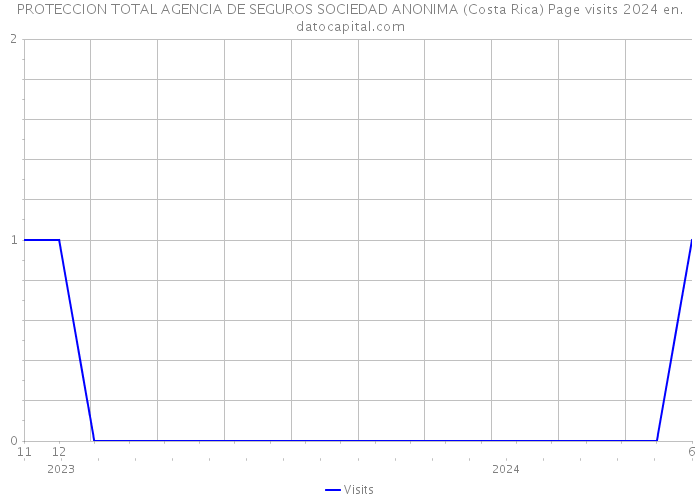 PROTECCION TOTAL AGENCIA DE SEGUROS SOCIEDAD ANONIMA (Costa Rica) Page visits 2024 