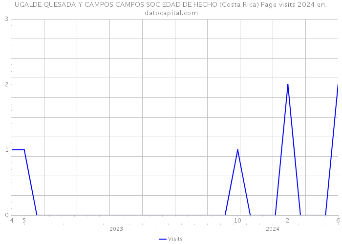 UGALDE QUESADA Y CAMPOS CAMPOS SOCIEDAD DE HECHO (Costa Rica) Page visits 2024 