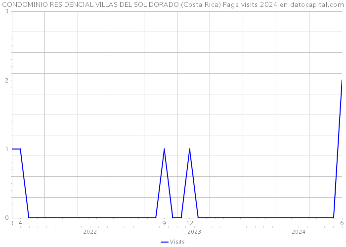 CONDOMINIO RESIDENCIAL VILLAS DEL SOL DORADO (Costa Rica) Page visits 2024 