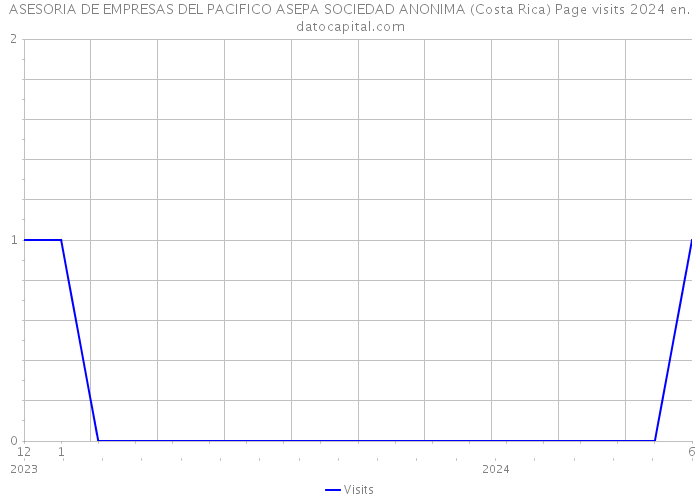 ASESORIA DE EMPRESAS DEL PACIFICO ASEPA SOCIEDAD ANONIMA (Costa Rica) Page visits 2024 