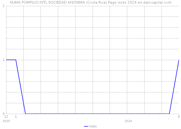 NUMA POMPILIO INTL SOCIEDAD ANONIMA (Costa Rica) Page visits 2024 