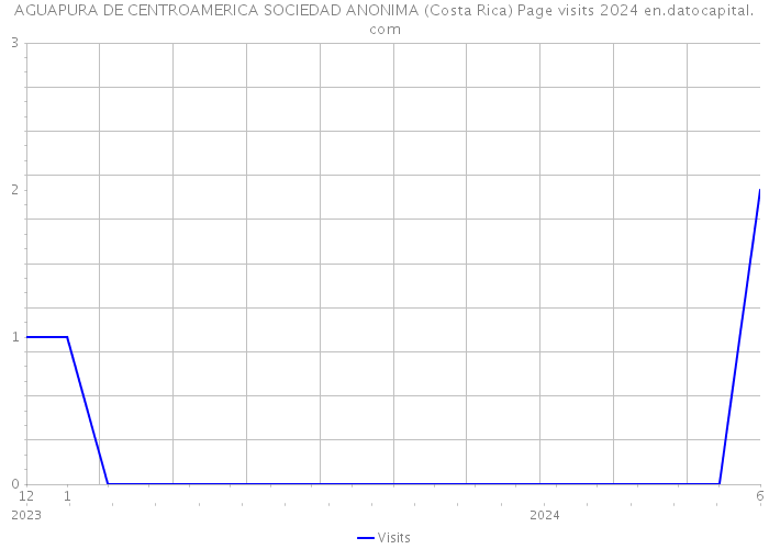 AGUAPURA DE CENTROAMERICA SOCIEDAD ANONIMA (Costa Rica) Page visits 2024 