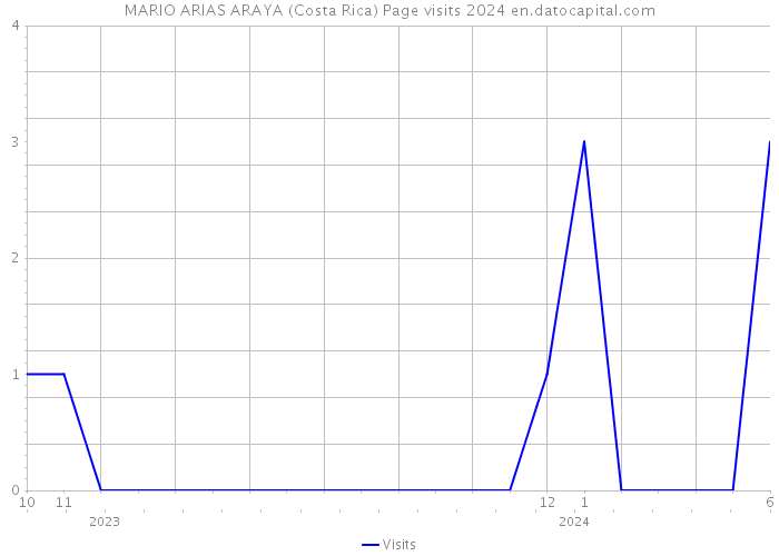 MARIO ARIAS ARAYA (Costa Rica) Page visits 2024 
