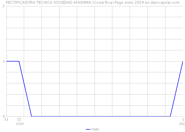 RECTIFICADORA TECNICA SOCIEDAD ANONIMA (Costa Rica) Page visits 2024 