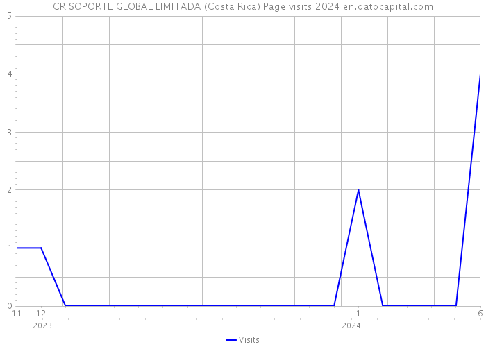 CR SOPORTE GLOBAL LIMITADA (Costa Rica) Page visits 2024 