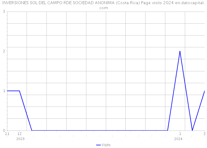 INVERSIONES SOL DEL CAMPO RDE SOCIEDAD ANONIMA (Costa Rica) Page visits 2024 