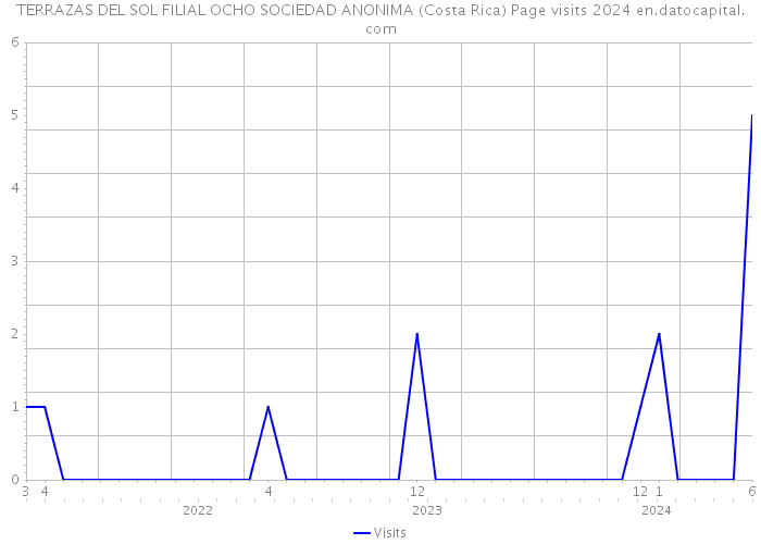 TERRAZAS DEL SOL FILIAL OCHO SOCIEDAD ANONIMA (Costa Rica) Page visits 2024 