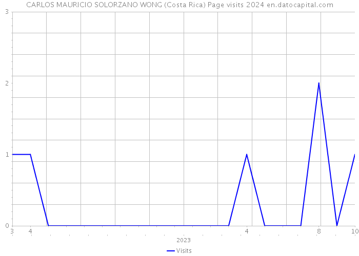 CARLOS MAURICIO SOLORZANO WONG (Costa Rica) Page visits 2024 