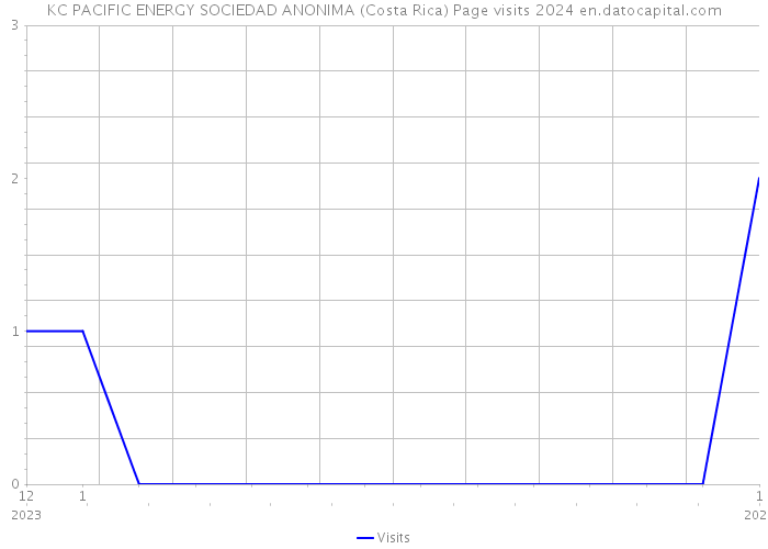 KC PACIFIC ENERGY SOCIEDAD ANONIMA (Costa Rica) Page visits 2024 