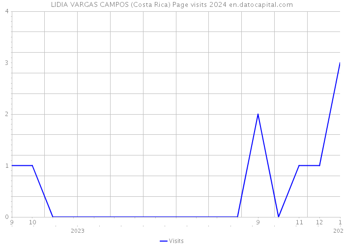 LIDIA VARGAS CAMPOS (Costa Rica) Page visits 2024 