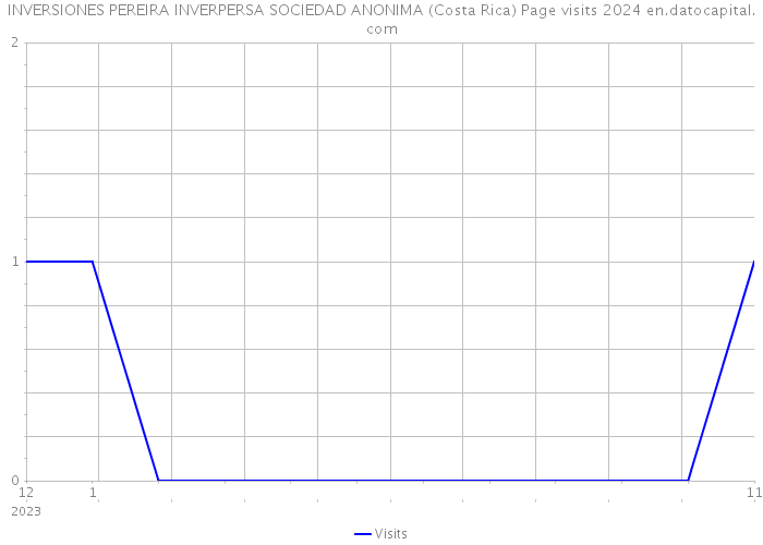 INVERSIONES PEREIRA INVERPERSA SOCIEDAD ANONIMA (Costa Rica) Page visits 2024 