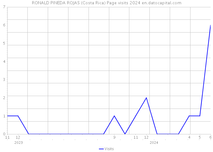 RONALD PINEDA ROJAS (Costa Rica) Page visits 2024 
