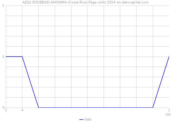 AJOLI SOCIEDAD ANONIMA (Costa Rica) Page visits 2024 