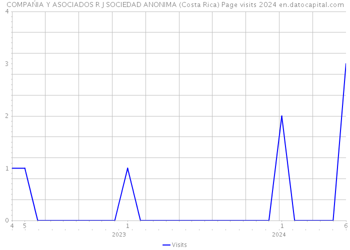 COMPAŃIA Y ASOCIADOS R J SOCIEDAD ANONIMA (Costa Rica) Page visits 2024 