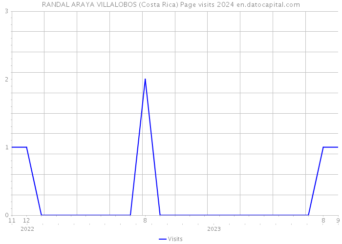 RANDAL ARAYA VILLALOBOS (Costa Rica) Page visits 2024 