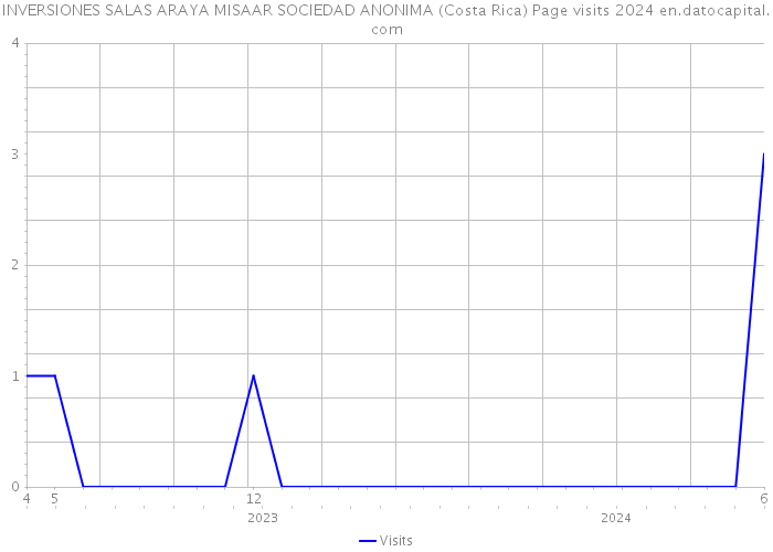 INVERSIONES SALAS ARAYA MISAAR SOCIEDAD ANONIMA (Costa Rica) Page visits 2024 