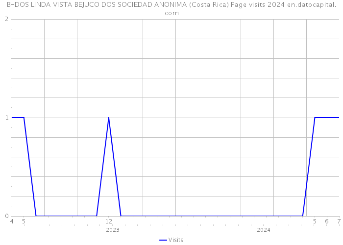 B-DOS LINDA VISTA BEJUCO DOS SOCIEDAD ANONIMA (Costa Rica) Page visits 2024 