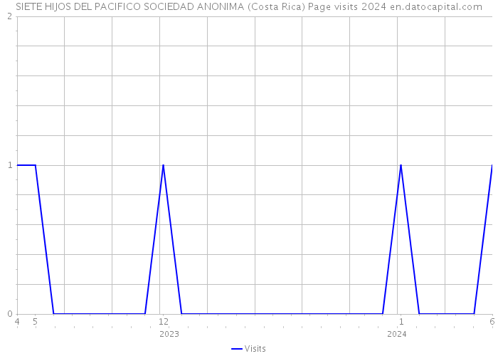 SIETE HIJOS DEL PACIFICO SOCIEDAD ANONIMA (Costa Rica) Page visits 2024 