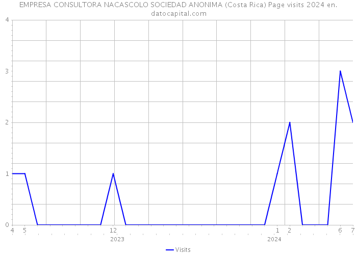 EMPRESA CONSULTORA NACASCOLO SOCIEDAD ANONIMA (Costa Rica) Page visits 2024 
