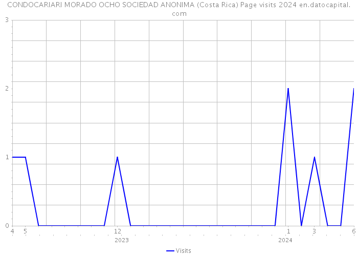 CONDOCARIARI MORADO OCHO SOCIEDAD ANONIMA (Costa Rica) Page visits 2024 