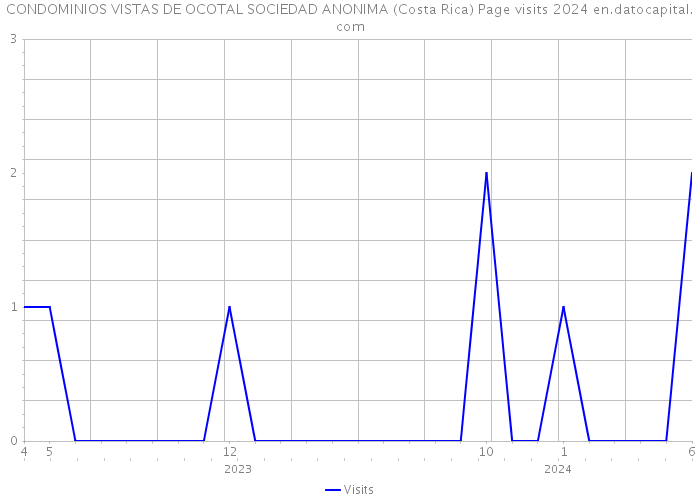 CONDOMINIOS VISTAS DE OCOTAL SOCIEDAD ANONIMA (Costa Rica) Page visits 2024 