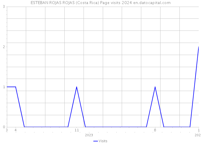ESTEBAN ROJAS ROJAS (Costa Rica) Page visits 2024 