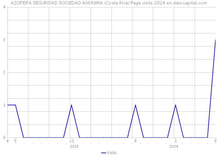AZOFEIFA SEGURIDAD SOCIEDAD ANONIMA (Costa Rica) Page visits 2024 