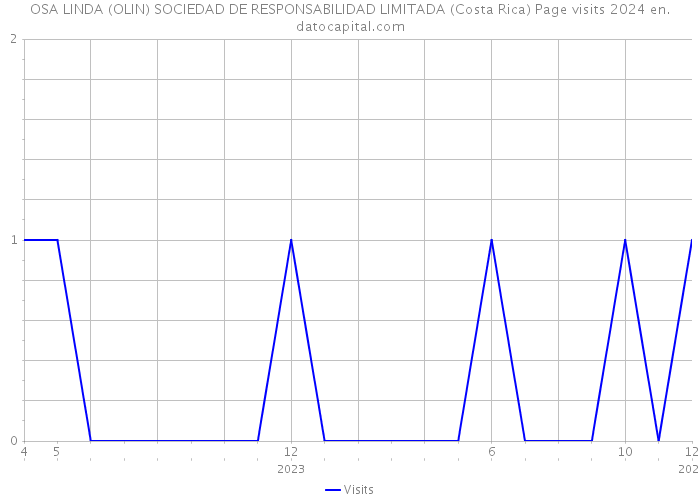 OSA LINDA (OLIN) SOCIEDAD DE RESPONSABILIDAD LIMITADA (Costa Rica) Page visits 2024 