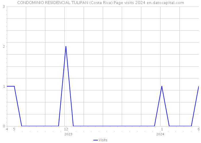 CONDOMINIO RESIDENCIAL TULIPAN (Costa Rica) Page visits 2024 