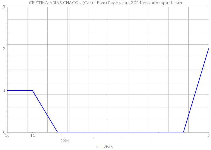 CRISTINA ARIAS CHACON (Costa Rica) Page visits 2024 