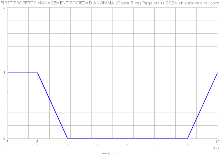 FIRST PROPERTY MANAGEMENT SOCIEDAD ANONIMA (Costa Rica) Page visits 2024 