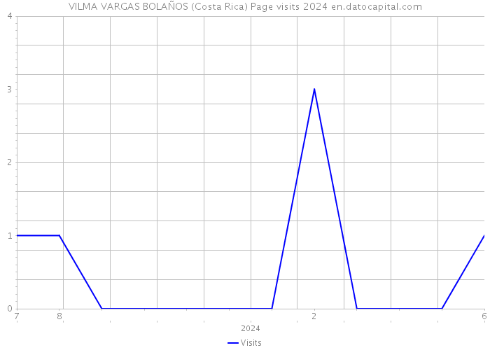 VILMA VARGAS BOLAÑOS (Costa Rica) Page visits 2024 