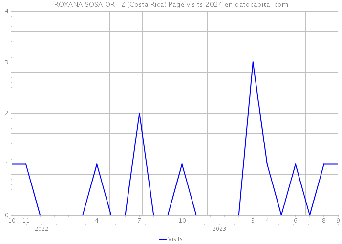 ROXANA SOSA ORTIZ (Costa Rica) Page visits 2024 