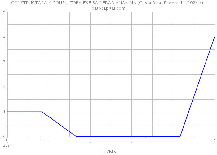 CONSTRUCTORA Y CONSULTORA E&E SOCIEDAD ANONIMA (Costa Rica) Page visits 2024 