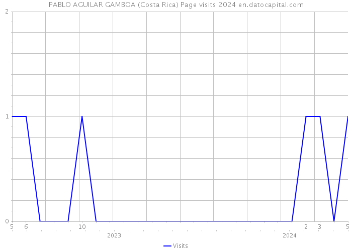 PABLO AGUILAR GAMBOA (Costa Rica) Page visits 2024 