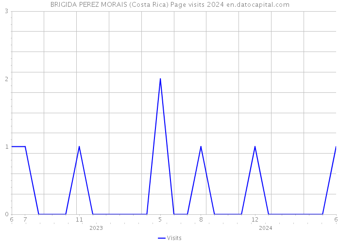 BRIGIDA PEREZ MORAIS (Costa Rica) Page visits 2024 