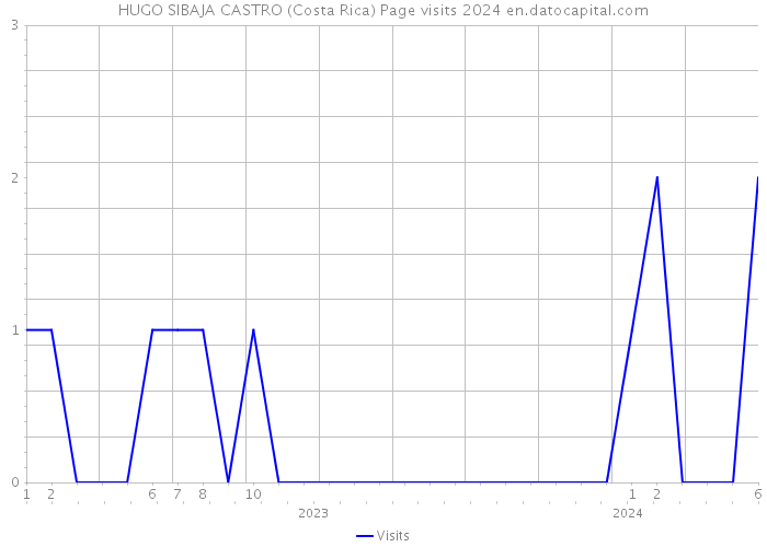 HUGO SIBAJA CASTRO (Costa Rica) Page visits 2024 