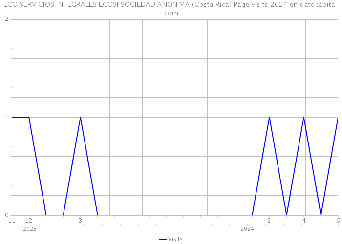 ECO SERVICIOS INTEGRALES ECOSI SOCIEDAD ANONIMA (Costa Rica) Page visits 2024 
