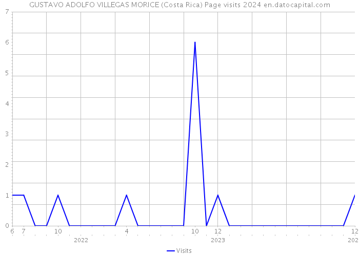 GUSTAVO ADOLFO VILLEGAS MORICE (Costa Rica) Page visits 2024 