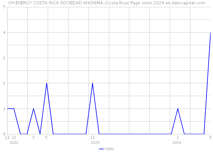 CH ENERGY COSTA RICA SOCIEDAD ANONIMA (Costa Rica) Page visits 2024 
