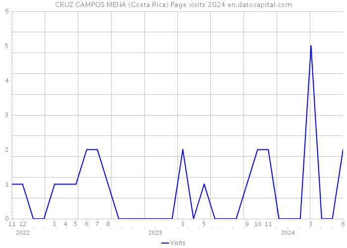 CRUZ CAMPOS MENA (Costa Rica) Page visits 2024 
