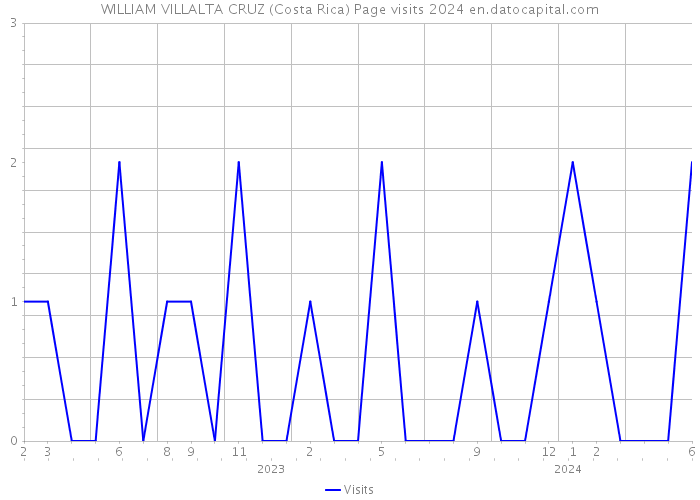 WILLIAM VILLALTA CRUZ (Costa Rica) Page visits 2024 