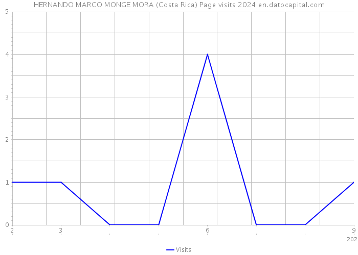 HERNANDO MARCO MONGE MORA (Costa Rica) Page visits 2024 