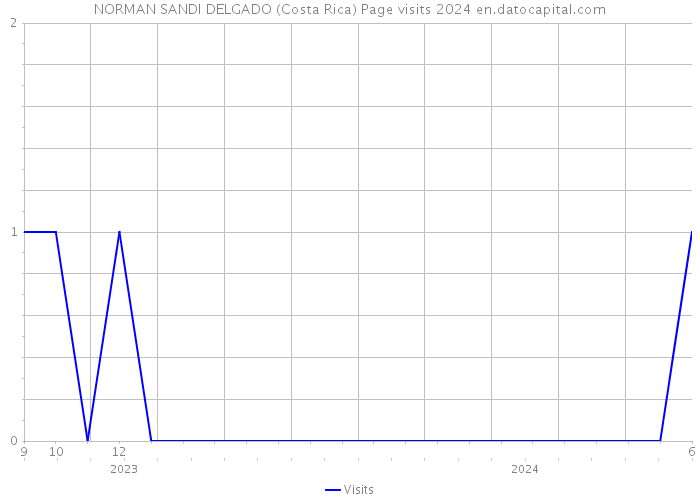 NORMAN SANDI DELGADO (Costa Rica) Page visits 2024 