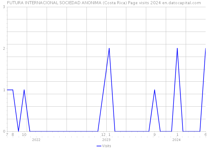 FUTURA INTERNACIONAL SOCIEDAD ANONIMA (Costa Rica) Page visits 2024 