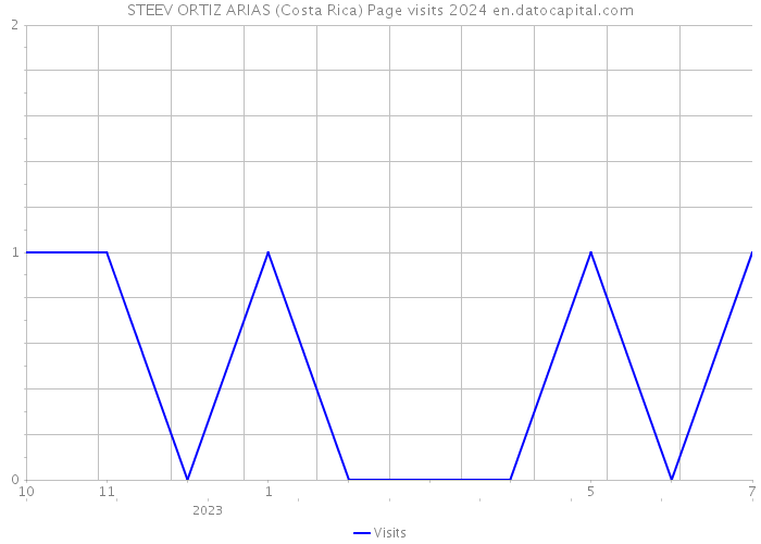 STEEV ORTIZ ARIAS (Costa Rica) Page visits 2024 