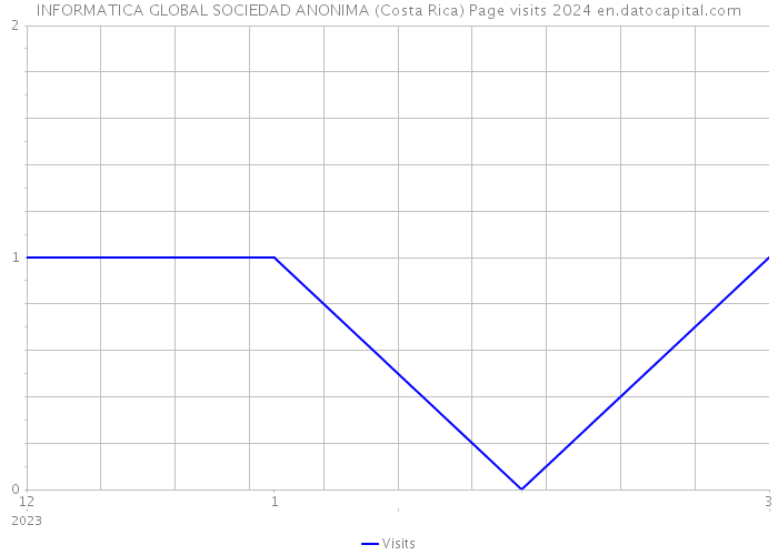 INFORMATICA GLOBAL SOCIEDAD ANONIMA (Costa Rica) Page visits 2024 