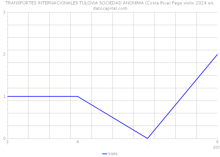 TRANSPORTES INTERNACIONALES TULOVIA SOCIEDAD ANONIMA (Costa Rica) Page visits 2024 