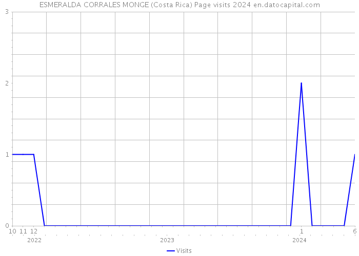 ESMERALDA CORRALES MONGE (Costa Rica) Page visits 2024 